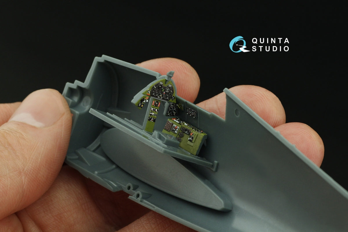 Intérieur coloré imprimé en 3D sur papier décalcomanie pour F6F-3 Hellcat (Eduard) - Quinta Studio QD72147, échelle 1/72 – image 10