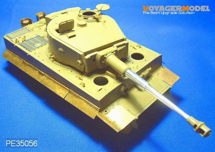 Maquette Voyager PE35056 Tiger I Seconde Guerre mondiale, version tardive en photodécoupe (AVF Club 35079), échelle 1/35 – image 3