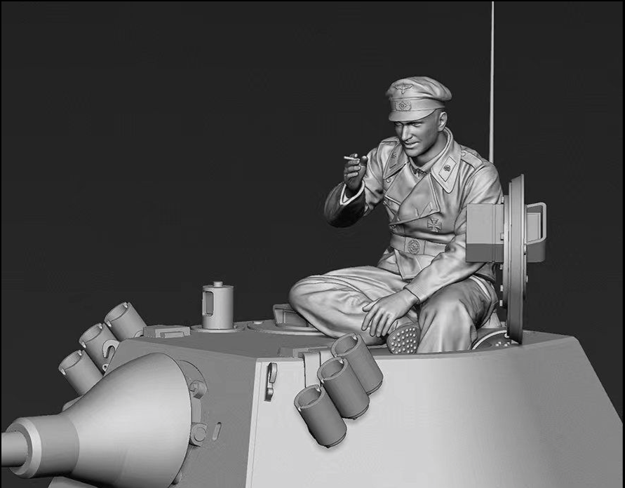 Das Werk DW16007 German Tank Commander 1/16 – imagen 6