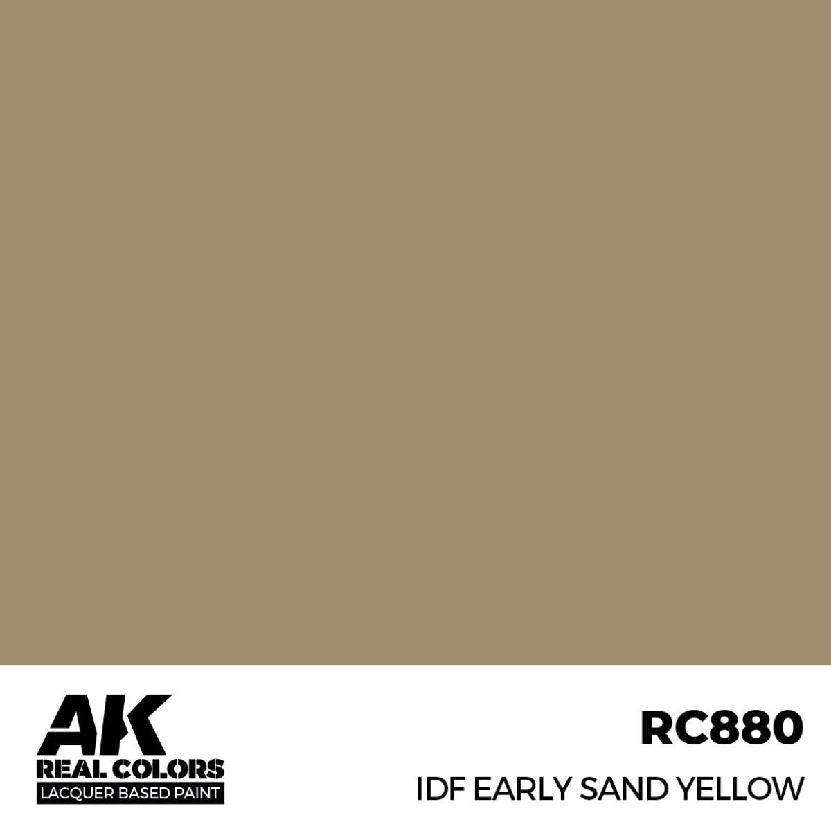 AK Interactive RC880 IDF Early Sand Yellow 17 ml 