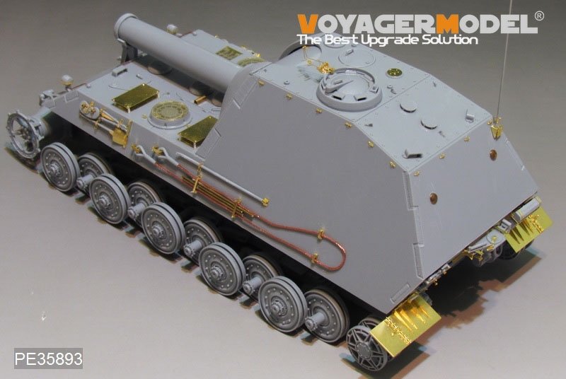 Mortier automoteur lourd allemand BAR 305 mm de la Seconde Guerre mondiale, modèle Voyager PE35893, pour maquettes AMUSING au 1/35 – image 5