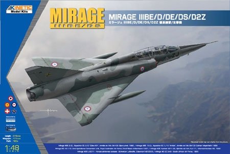 Kinetic K48054 Mirage IIIBE/D/DE/DS/D2Z 1/48