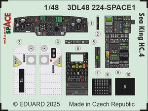 Eduard 3DL48224 Sea King HC.4 SPACE AIRFIX 1/48 – imagen 3