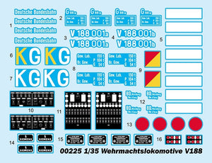 Trumpeter 00225 Wehrmachtslokomotive V188 1/35 – Bild 3
