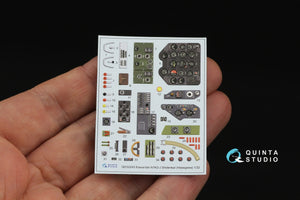Quinta Studio QD32245 N1K2-J Shidenkai 3D-Printed &amp;amp; coloured Interior on decal paper (Hasegawa) 1/32 – imagen 3