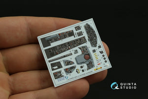 Intérieur imprimé en 3D et coloré sur papier décalcomanie (Italeri) pour F-104G (Quinta Studio QDS-32141) (petite version) 1/32 – image 7