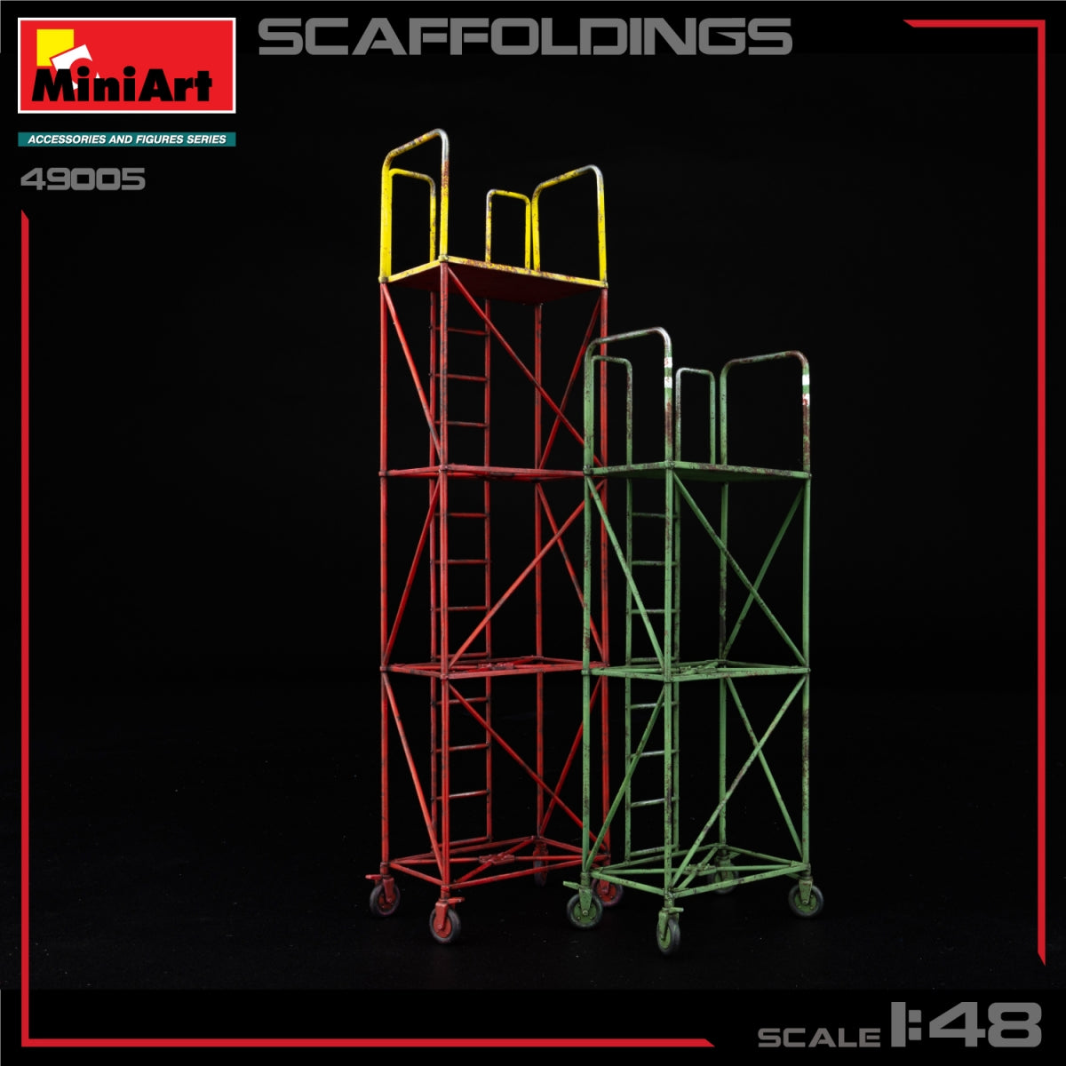 MiniArt 49005 SCAFFOLDINGS 1/48 – zdjęcie 6