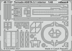 Eduard 491137 Tornado ASSTA 3.1 interior for Revell 1/48 – imagen 2