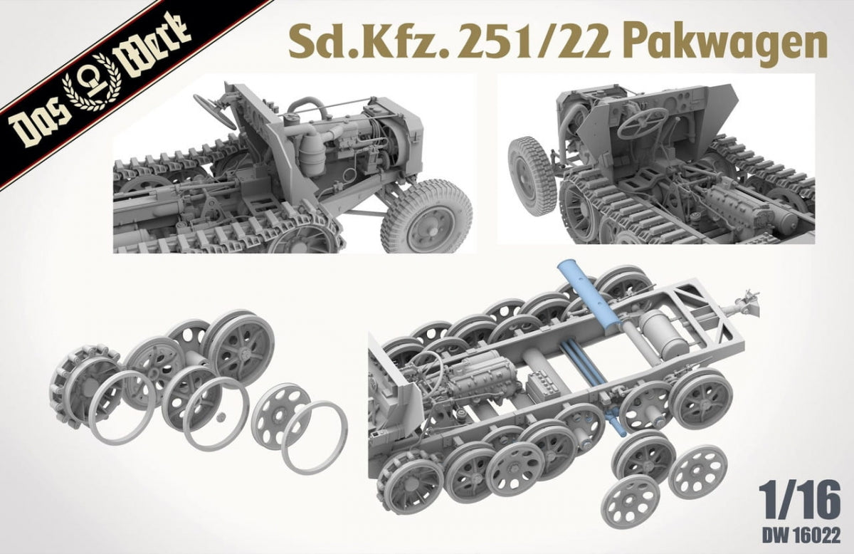 Das Werk DW16022 Sd.Kfz. 251/22 Pakwagen 1/16 – image 6