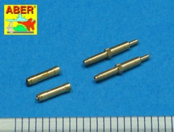 Aber A48 010 Set of 2 barrels for German aircraft 30mm machine cannons MK 108 with blast tube 1/48 – immagine 2