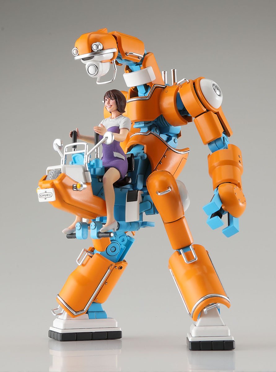 Hasegawa 64791 CHUBU 01 &amp;quot;Orange &amp;amp; Sky Blue&amp;quot; Lightweight Mechatrobot 1/35 – imagen 6