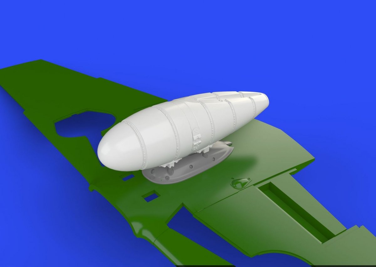 Réservoirs de carburant externes Eduard 648265 Bf 109G EDUARD 1/48