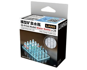 Modèle imprimé en 3D Liang 0415 Bouteille d&amp;#39;eau x 24 1/32 1/35
