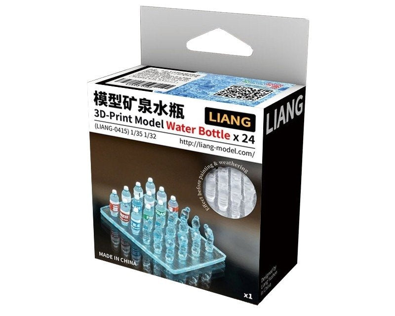 Modèle imprimé en 3D Liang 0415 Bouteille d&amp;#39;eau x 24 1/32 1/35