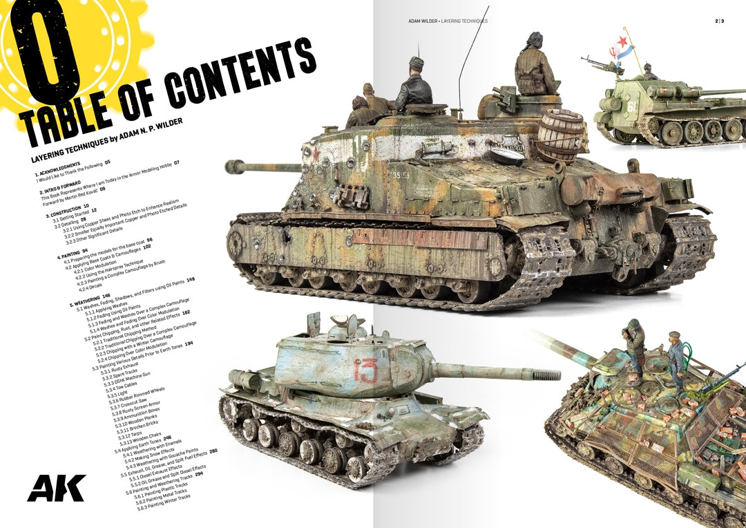 AK Interactive AK130009 ADAM WILDER – MODELING THEORETICAL SOVIET SUBJECTS OF THE GREAT PATRIOTIC WAR – LAYERING TECHNIQUES ( English ) – immagine 2