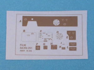 Aber 35203 Armoured personnel carrier Sd.Kfz. 251/1 Ausf. D - vol.1 - basic set 1/35 – immagine 5
