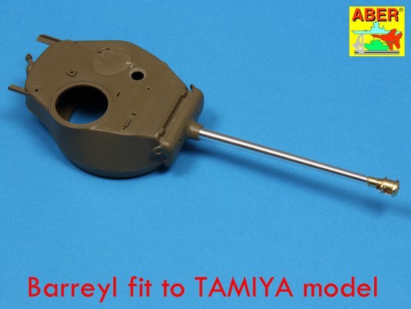 Aber 35L-137 U.S 76 mm M1A2 barrel with muzzle brake for Sherman M4 &amp;amp; M-18 Hellcat 1/35 – imagen 12