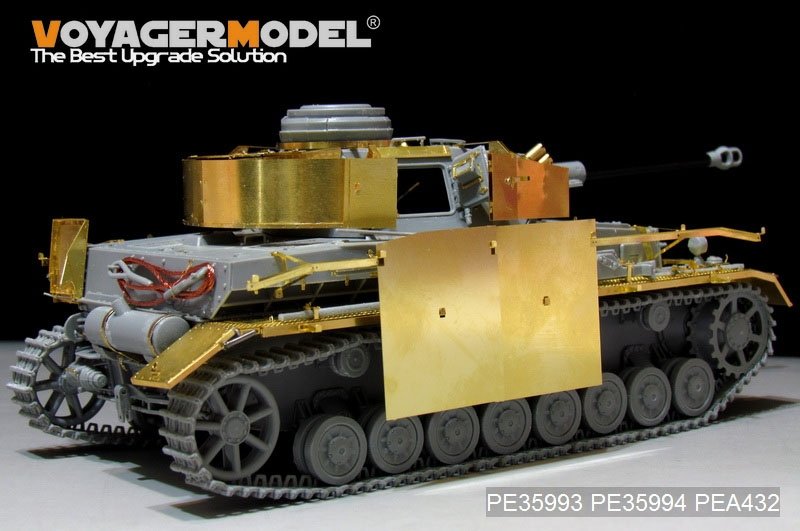 Maquette Voyager PE35993, char allemand Pz.Kpfw.IV Ausf.G (production tardive), base pour Border 35001, échelle 1/35 – image 4