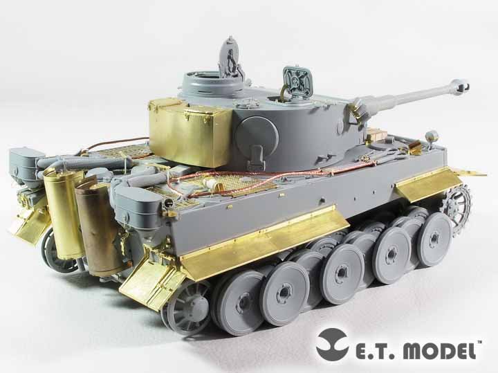 E.T. Model EA35-109 WWII German TIGER I Fender &amp;amp; Side Skirts (Early Production) For DRAGON Smart Kit 1/35 – immagine 2