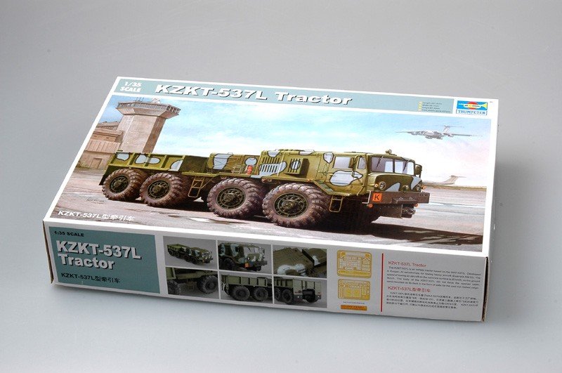Trumpeter 01005 MAZ/KZKT-537L Ballast Tractor 1/35 – imagen 8