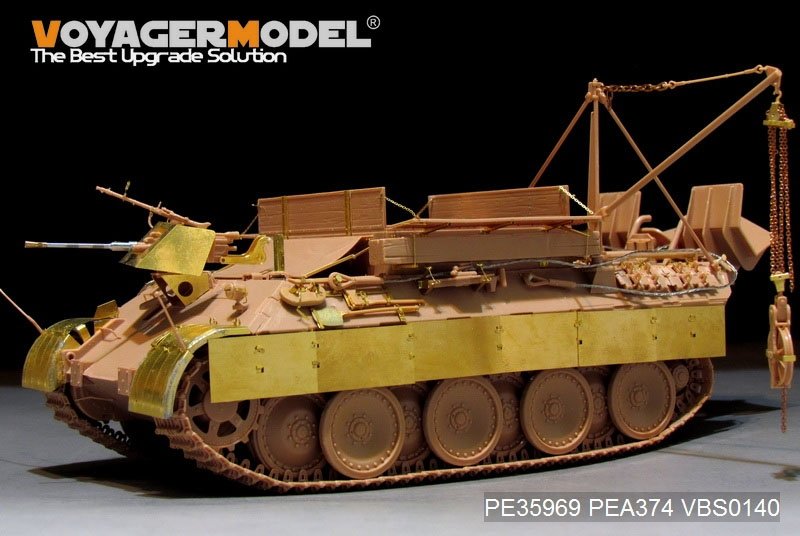 Voyager Model PE35969 WWII German Bergepanther Ausf.A (Early type,Panther A tool holders) Basic For MENG SS-015 1/35 – imagen 2