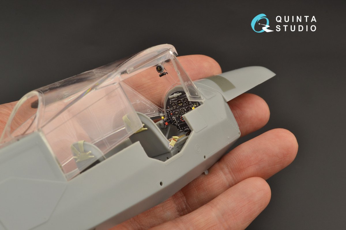 Quinta Studio QD32094 Fi 156C 3D-Printed &amp;amp; coloured Interior on decal paper (Hasegawa) 1/32 – imagen 10