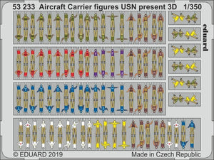 Eduard 53233 Aircraft Carrier figures USN present 3D 1/350