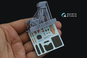 Quinta Studio QR+32037 K-36DM (initial release) ejection seat (for Su-17M3/M4/UM3/22, Su-24, MiG-29 9-12 Early aircraft) (All kits) 1/32 – Bild 2