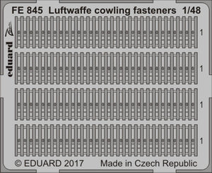 Fixations de capot moteur Eduard FE845 Luftwaffe 1/48