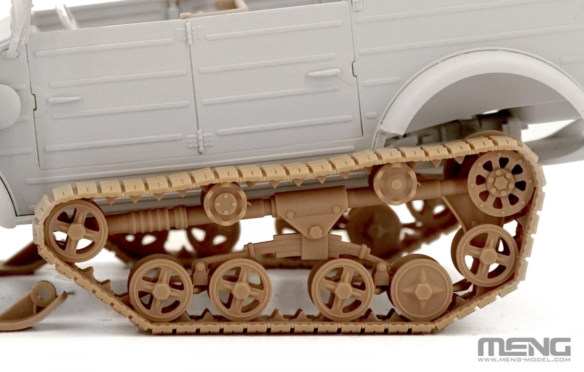 Meng Model Meng VS-018 German Pkw.K1 Kubelwagen Type 155 Half-Track 1/35 – image 7