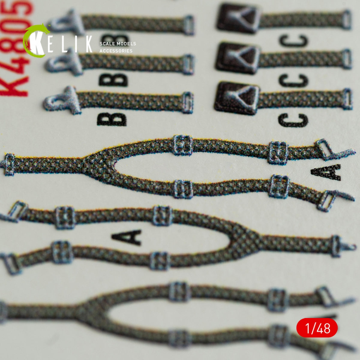 KELIK K48058 P-61B BLACK WIDOW INTERIOR 3D DECALS FOR GWH KIT 1/48 – immagine 4