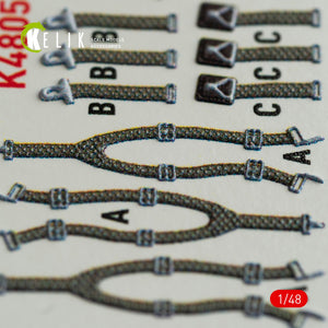 KELIK K48058 P-61B BLACK WIDOW INTERIOR 3D DECALS FOR GWH KIT 1/48 – immagine 4