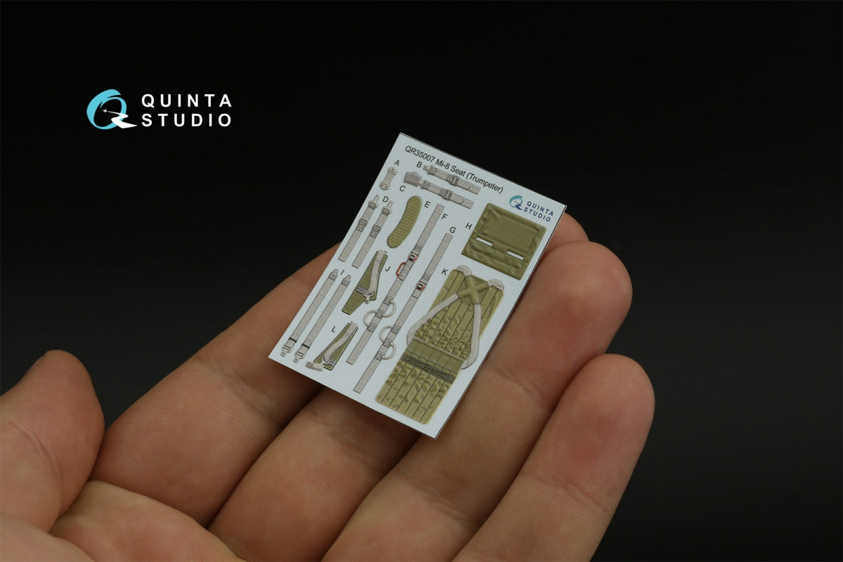 Quinta Studio QD35110 Mi-17 3D-Printed coloured Interior on decal paper (Trumpeter) 1/35 – imagen 8
