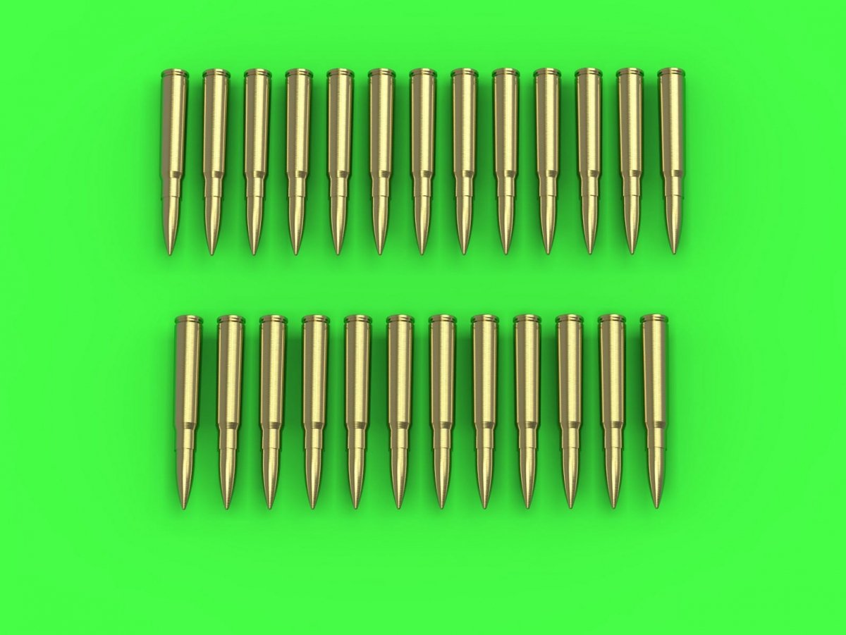 Master GM-35-026 MG-34/MG-42 (7.92mm) - cartridges (25 pieces) 1/35