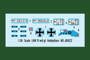 Hobby Boss 85522 LKW 7t mil gl 1/35 – imagen 3