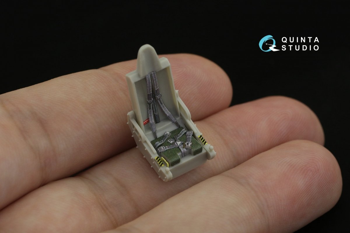 Quinta Studio QD48211 F-5E-3 Tiger II 3D-Printed &amp;amp; coloured Interior on decal paper ( AFV Club ) 1/48 – zdjęcie 5