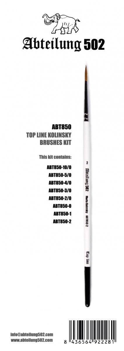 502 Abteilung ABT850 TOP LINE DELUXE MARTA KOLINSKY KIT – image 2