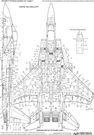 HobbyDecal ST32051V1 F-15 Panel numbers ver 1 1/32 – Bild 2