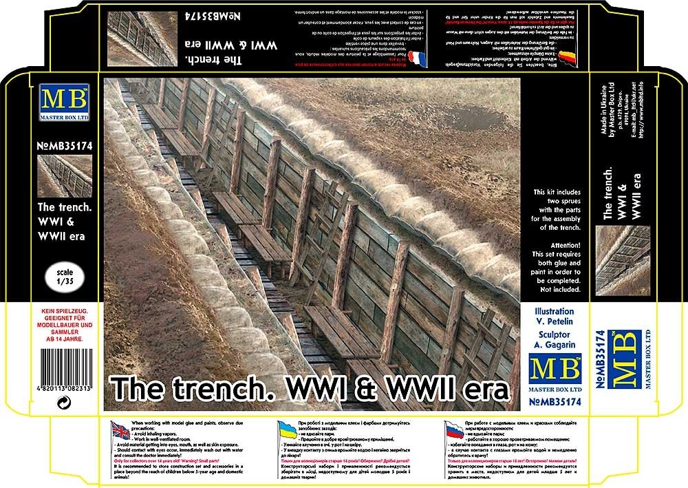 Master Box 35174 The trench. WWI &amp;amp; WWII era 1/35 – imagen 2