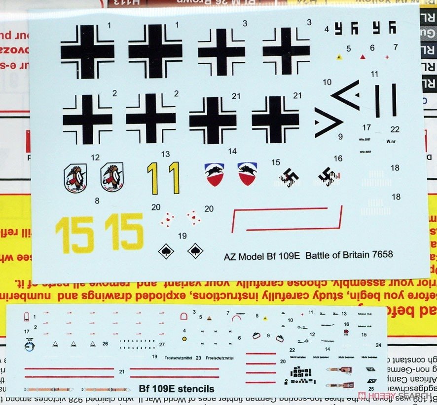 AZ Model AZ7658 Messerschmitt Bf 109 E-3 Battle of Britain 1/72 – imagen 4