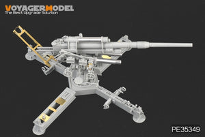 Voyager Model PE35349 WWII German 88mm FlaK 37 mit Behelfslafette For DRAGON 6523 1/35 – imagen 5