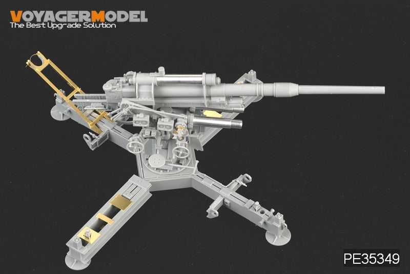 Voyager Model PE35349 WWII German 88mm FlaK 37 mit Behelfslafette For DRAGON 6523 1/35 – imagen 5