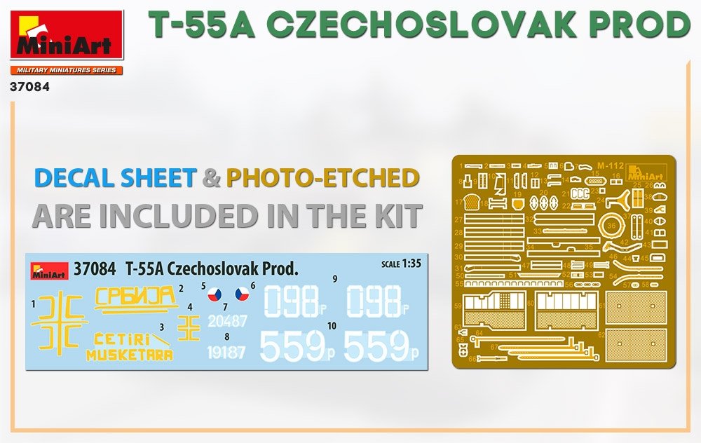 Miniart 37084 T-55A CZECHOSLOVAK PRODUCTION 1/35 – Bild 3