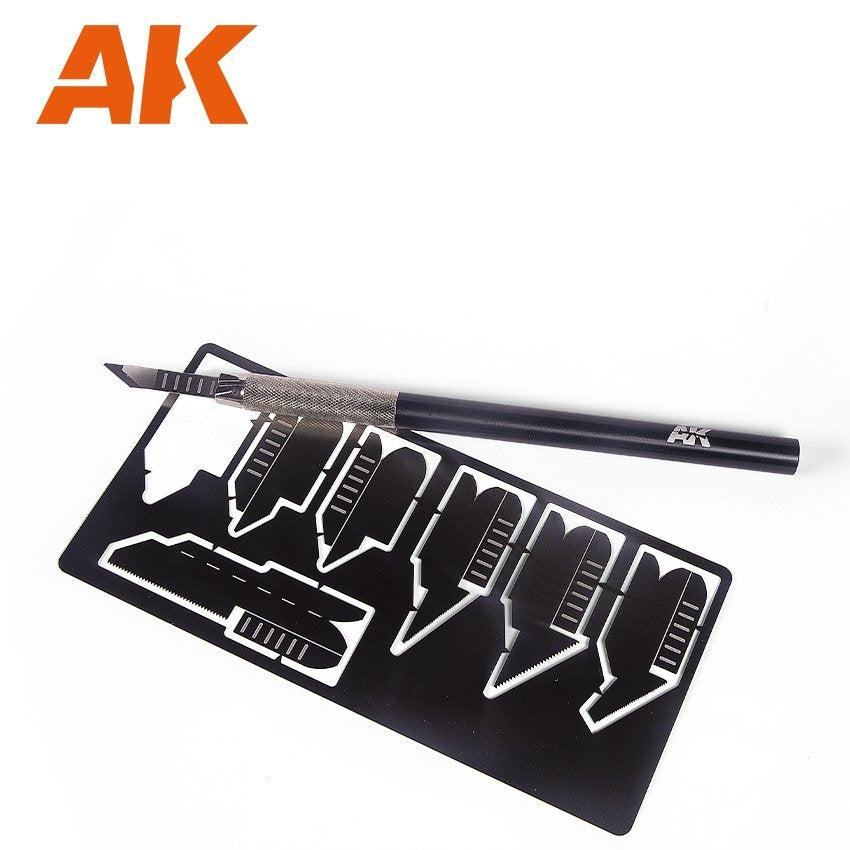 AK Interactive AK9311 PHOTO ETCHED SAW SET – Bild 2