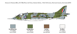 Italeri 1435 HARRIER GR.1 Course aérienne transatlantique 50e anniversaire 1/72 – image 4