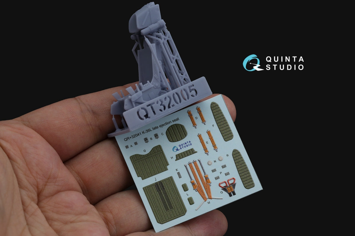 Quinta Studio QR+32041 K-36L (late) ejection seat (for Su-25/Su-25SM aircraft since 2008) (All kits) 1/32 – zdjęcie 2