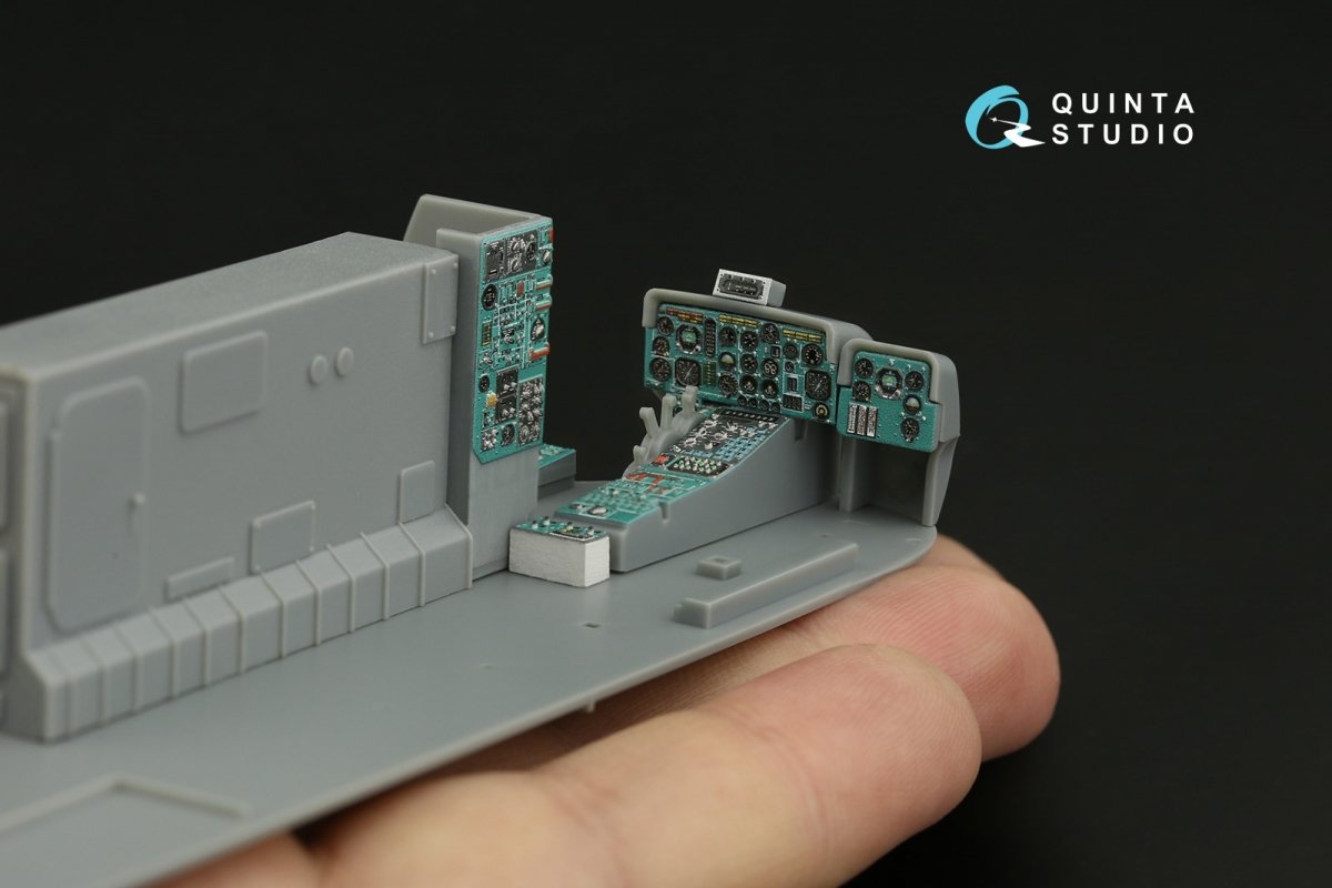 Quinta Studio QDS-48358 Ka-27PL Version d&amp;#39;entraînement, intérieur imprimé en 3D et coloré sur papier décalcomanie (Hobby Boss) (Petite version) 1/48 – image 10