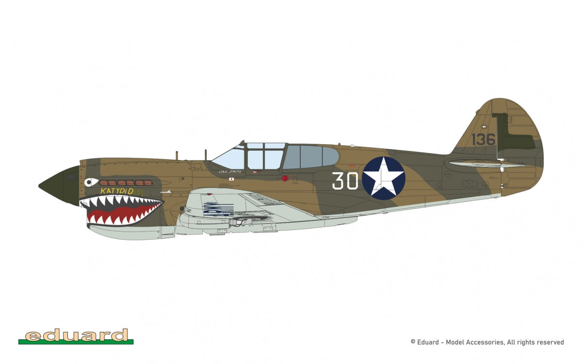 Eduard 11185 Pacific Star P-40E Warhawk - The Limited Edition 1/48 – Bild 6