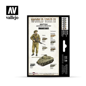 Vallejo 70204 WWII British Armour &amp;amp; Infantry 6x17ml – Bild 2