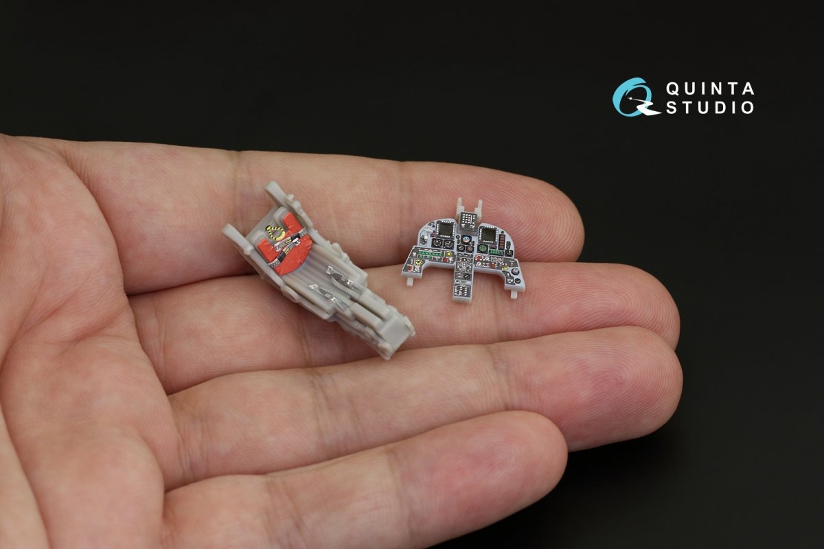 Quinta Studio QD48257 F-20 Tigershark 3D-Printed &amp;amp; coloured Interior on decal paper (Freedom Model) 1/48 – imagen 9